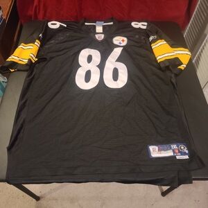 Black and Yellow Football Jersey Nfl Steelers